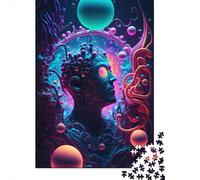 1000 Piece Connecting To The Universe Jigsaw Puzzle for Adult Teenagers Paper Puzzle Christmas Eve Gifts 1000pcs (38x26cm)