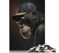 1000 Piece Cool Ape Adult Jigsaw Puzzle Wooden Puzzles for Teenagers Gifts Puzzle for Adults And Teenager 1000pcs (75x50cm)