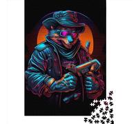 1000 Piece Cool Bear645 Jigsaw Puzzles for Adult Teenagers Home Educational Games DIY Toys 1000pcs (75x50cm)