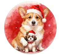 1000 Piece Corgi Jigsaw Puzzle for Adults - Challenging & Brainteasing, Red Hat Jigsaws, Home Decoration Birthday Gifts 1000pcs (67.5x67.5cm)