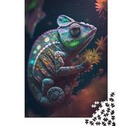 1000 Piece Cosmic Chameleon Jigsaw Puzzles for Adults Paper Puzzle Jigsaws for Adults 1000pcs (38x26cm)