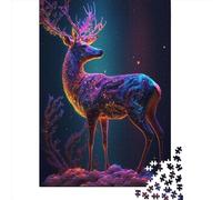 1000 Piece Cosmic Deer1 Jigsaw Puzzles for Adult Puzzle Jigsaws for Adults Age 14+ 1000pcs (75x50cm)