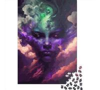 1000 Piece Cosmic Entity Square Puzzle for Adults, Wooden Puzzles Puzzle Hands-on Game 1000pcs (75x50cm)