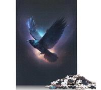1000 Piece Cosmic Flight of The Raven Jigsaw Puzzlesfor Adults Teenagers Puzzles for Adults Puzzles Learning Educational Puzzle 1000pcs (75x50cm)