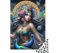 1000 Piece Cosmic Goddess Square Puzzles for Adults, Paper Puzzles Toy Wall Decor 38x26cm/1000pcs