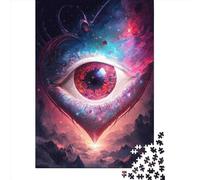 1000 Piece Cosmic Heart Eye Jigsaw Puzzles for Adults Jigsaw Puzzles Educational Game Challenge Toy 1000pcs (75x50cm)