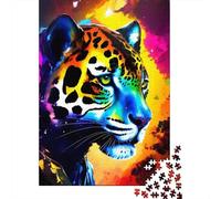 1000 Piece Cosmic Jaguar Jigsaw Puzzle for Adult Teenagers Paper Jigsaw Puzzles Educational Game Challenge Toy Birthday Gifts 1000pcs (38x26cm)