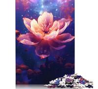 1000 Piece Cosmic Leaf Cherry Blossom Puzzles for Adults Wooden Puzzles Educational Games For Kids 38x26cm/1000pcs