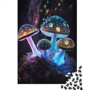 1000 Piece Cosmic Magic Mushroom Jigsaw Puzzles for Adults Jigsaw Puzzles Educational Game Challenge Toy 1000pcs (75x50cm)