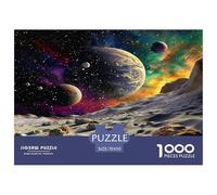 1000 Piece Cosmic Planets Jigsaw Puzzles Great Gift for Adults Family Challenging Toys Home Decoration Interstellar Wonderland Jigsaw Puzzle for Women Men Adult 70x50cm/1000pcs