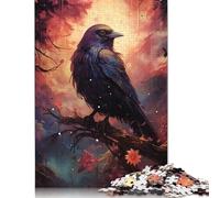 1000 Piece Cosmic Raven Adult Jigsaw Puzzle Puzzle Jigsaws for Adults Jigsaw Puzzles for Adults Educational Game Challenge Toy 1000pcs (75x50cm)