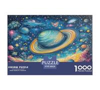 1000 Piece Cosmic Starry Sky Game Puzzle for Adults Gifts EduCational Games Home Decors Brainteasing Infinite Cosmos Jigsaw Puzzle for Women Men Adult 38x26cm/1000pcs