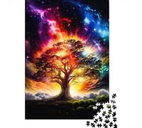 1000 Piece Cosmic Tree Of Life Jigsaw Puzzle for Adult Teenagers Jigsaw Puzzle For Family Fun & Game Night 1000pcs (38x26cm)