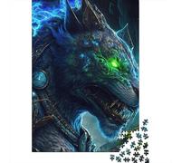 1000 Piece Cosmic Warrior Wolf2 Jigsaw Puzzles for Adults Puzzle Jigsaws for Adults& Teenagers Age 12 Years Up 1000pcs (38x26cm)