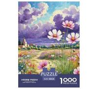 1000 Piece Cosmos Jigsaw Puzzles Great Gift for Adults Challenging Games Home Decors Flower Jigsaw Puzzle for Adults And Kids Age 12 And Up 38x26cm/1000pcs