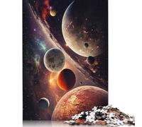 1000 Piece Cosmos Universe 8 Square Puzzle for Adults, Wooden Puzzles Puzzle Hands-on Game 1000pcs (75x50cm)