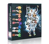 1000 Piece Cristiano Ronaldo Real Madrid Jigsaw Puzzle Soccer Legend Iconic Celebration, CR7 Wall Art Collector's Premium Edition Puzzle 27.5x19.7 Inch