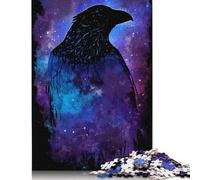 1000 Piece Crow Ravens Square Puzzles for Adults & Wooden Puzzles Educational Game 1000pcs (75x50cm)
