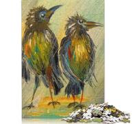 1000 Piece Crows Waiting for Rain Jigsaw Puzzle for Adult Teenagers Paper Puzzle Jigsaws for Adults Puzzles for Adults Teens 38x26cm/1000pcs