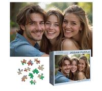 1000-piece custom puzzle, personalized puzzles as unique gifts for friends, mothers, fathers, Christmas, Thanksgiving, holidays, birthdays, and weddings.