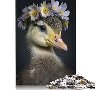 1000 Piece Cute Baby Fluffy Duck Jigsaw Puzzle for Adult Teenagers Puzzles for Adults & Teenager for Adults Age 14+ 1000pcs (75x50cm)
