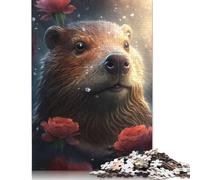1000 Piece Cute Beaver Jigsaw Puzzlesfor Adults Teenagers Wooden Puzzle Jigsaws for Adults Educational Game Challenge Toy 1000pcs (75x50cm)
