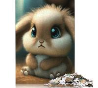 1000 Piece Cute Bunny Jigsaw Puzzlesfor Adults Puzzle Jigsaws for Adults Unique Home Decor And Gifts 1000pcs (38x26cm)