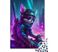 1000 Piece Cute Chipmunk Jigsaw Puzzles for Adults Wooden Puzzle for Adults And Teenager Educational Puzzle 1000pcs (75x50cm)