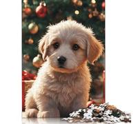 1000 Piece Cute Dog for Christmas Jigsaw Puzzle for Adult Teenagers Jigsaw Puzzle For Family Fun & Game Night 1000pcs (75x50cm)