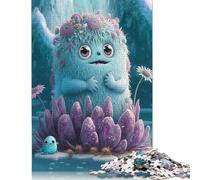 1000 Piece Cute Monsters Jigsaw Puzzle for Adult Teenagers Paper Jigsaw Puzzles Educational Game Challenge Toy Birthday Gifts 1000pcs (38x26cm)