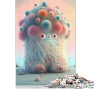 1000 Piece Cute Monsters Jigsaw Puzzles for Adult Teenagers Wooden Puzzles For Family Fun & Game Night 1000pcs (75x50cm)