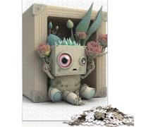 1000 Piece Cute Monsters Jigsaw Puzzles for Adults Paper Puzzle for Adults And Teenager Educational Puzzle 1000pcs (38x26cm)