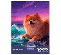 1000 Piece Cute Puppy Jigsaw Puzzle for Adults & Kids - Family Fun, Family Happy Game, Coastal Reef Puzzles, Home Decoration Unique Gift 38x26cm/1000pcs