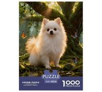 1000 Piece Cute Puppy Jigsaw Puzzle for Adults & Kids - Family Fun, Family Happy Game, Giant Tree Vines Puzzles, Decoration Unique Gift 38x26cm/1000pcs