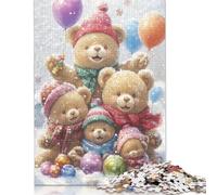 1000 Piece Cute Teddy Bear Jigsaw Puzzles for Adults Puzzle Adult Jigsaw Puzzle Home Decoration Puzzle Toys 1000pcs (75x50cm)