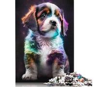1000 Piece Cute Universe Puppy Jigsaw Puzzle for Adult Teenagers Puzzle Jigsaws for Adults Teenagers Age 14+ 38x26cm/1000pcs