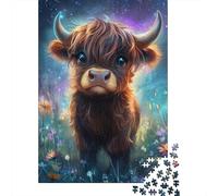 1000 Piece Cute Yak Baby Jigsaw Puzzle for Adult Teenagers Jigsaw Puzzle For Family Fun & Game Night 1000pcs (38x26cm)