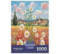 1000 Piece Daisy Jigsaw Puzzles for Adults Family Challenge Toys Jigsaw Puzzle Home Decoration for Adults And Kids Age 12 Years Up 38x26cm/1000pcs