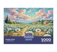 1000 Piece Daisy Jigsaw Puzzles for Adults Family Challenge Toys Jigsaw Puzzle Home Decors for Adults And Kids Age 12 Years Up 70x50cm/1000pcs