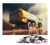 1000 Piece Dakar Rally Truck Motion Adult Jigsaw Puzzle Puzzle Jigsaws for Adults Teenagers Age 12+ 1000pcs (75x50cm)