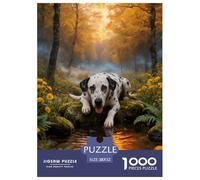 1000 Piece Dalmatian Jigsaw Puzzle for Adults Kids - Family Game Night & Educational Fun, Forest Puzzles, Decoration Birthday Gifts 52x38cm/1000pcs