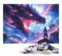 1000 Piece 'Dangerous Dragon Anime Jigsaw Wooden Puzzle Adult Jigsaw Puzzle Jigsaw Puzzles for Adult 1000pcs (75x50cm)