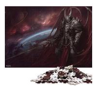 1000 Piece Dark Angel Over Earth Jigsaw Puzzles for Adults Jigsaw Puzzles Educational Game Challenge Toy 1000pcs (75x50cm)