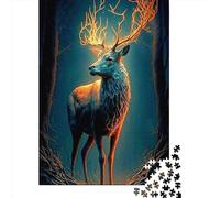 1000 Piece Deer Adult Puzzles Paper Puzzle for Adults Educational Game Challenge Toy 1000pcs (38x26cm)