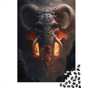 1000 Piece Demonic Elephant Jigsaw Puzzles for Adults Wood Puzzle Jigsaws for Adults 1000pcs (38x26cm)
