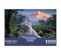 1000 Piece Devon Rex Jigsaw Puzzle for Adults - A Mindful Challenge, Family Game, Buttress Roots Moss Jigsaws, Home Decoration Unique Gift 38x26cm/1000pcs