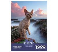 1000 Piece Devon Rex Jigsaw Puzzle for Adults Kids - Challenging Brain Teaser, Coral Reef Jigsaws, Decoration Birthday Gifts 52x38cm/1000pcs