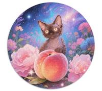 1000 Piece Devon Rex Jigsaw Puzzles for Adults Kids Challenging Game Educational Toy Home Decoration Devon Rex Flowers Fruit Jigsaws Gifts 1000pcs (67.5x67.5cm)
