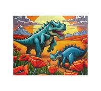1000-Piece Dinosaur Puzzle - Dino Lover Gift, Ideal for Teens, Great Holiday Present