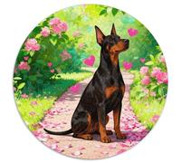 1000 Piece Doberman Jigsaw Puzzle for Adults Kids - Family Fun, Educational Games, Garden Path Puzzles, Decoration Unique Gift 1000pcs (67.5x67.5cm)